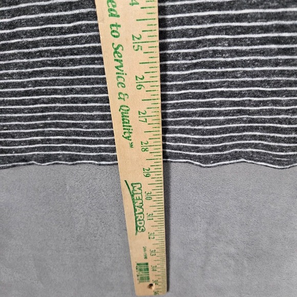 Faherty Luxe Long sleeve polo mens Large striped organic cotton gray - Picture 4 of 12